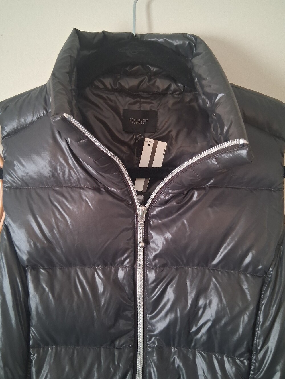 coatology New York Long Down Puffer Black Vest Size S - Picture 5 of 11